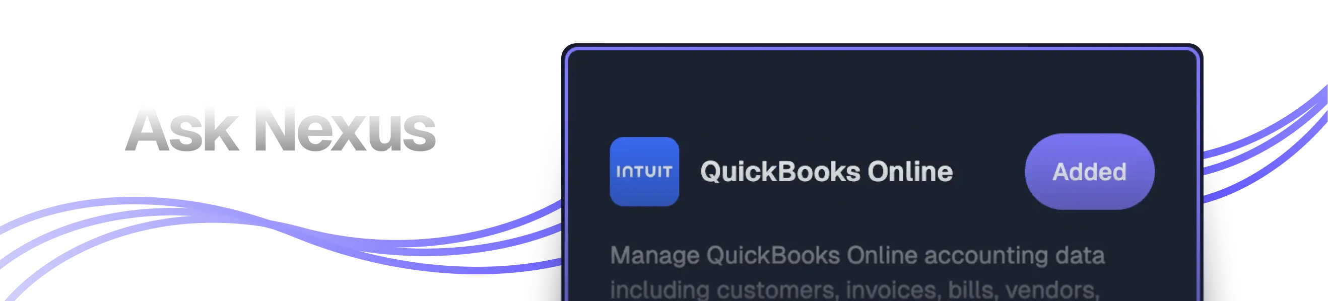 Ask Nexus: QuickBooks Online