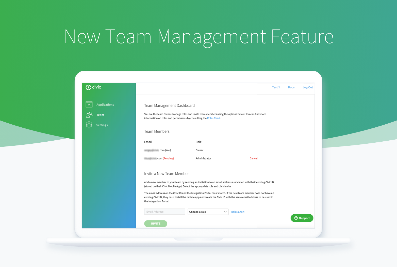 New Integration Portal Feature: Team Management