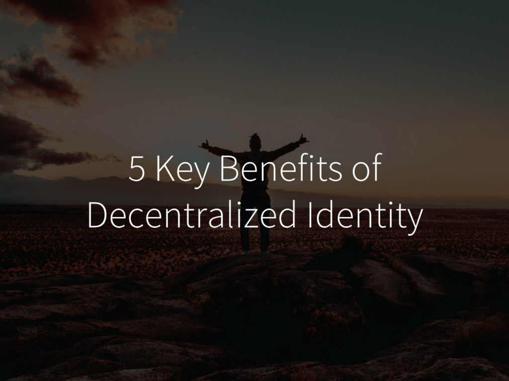 Image result for 5 Key Benefits of Decentralized Identity